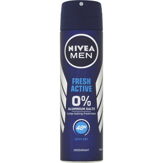 Nivea spray Fresh Active 150ml men | Kosmetické a dentální výrobky - Pánská kosmetika - Deodoranty - Spray